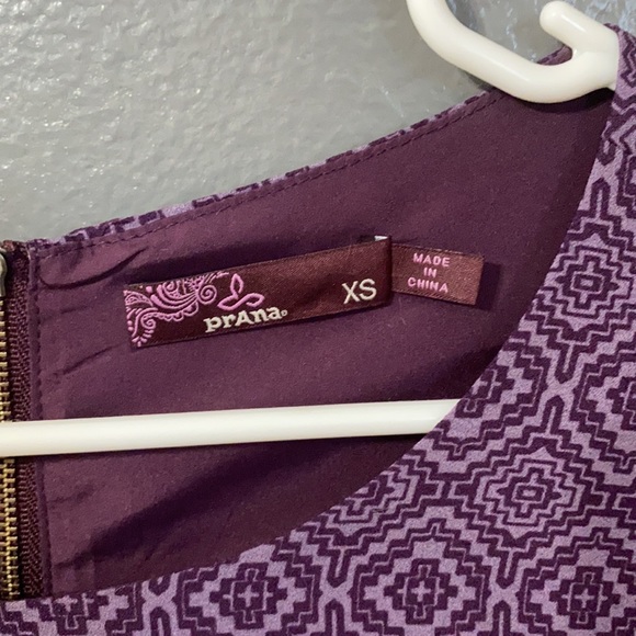 Prana Cece Purple Geo Dress - Picture 5 of 11